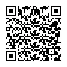 QR kód a telefonszámhoz +260972266918