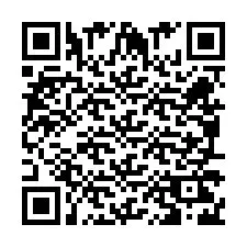 Código QR para número de teléfono +260972266929