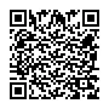 Código QR para número de teléfono +260972266957