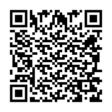 Código QR para número de teléfono +260972267029