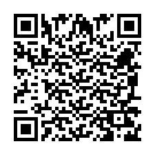 QR-код для номера телефона +260972267047