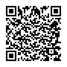 Código QR para número de telefone +260972267079