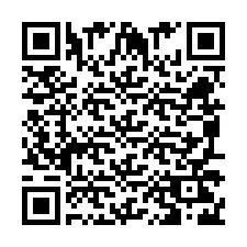 Código QR para número de telefone +260972267108