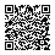 QR Code สำหรับหมายเลขโทรศัพท์ +260972267118