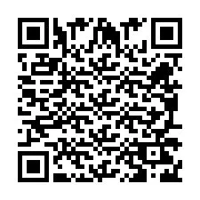 Código QR para número de telefone +260972267129