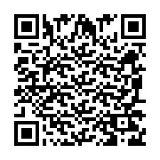 Código QR para número de teléfono +260972267150