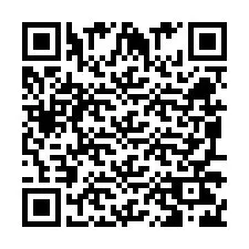 Código QR para número de telefone +260972267158