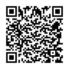 Código QR para número de teléfono +260972267197