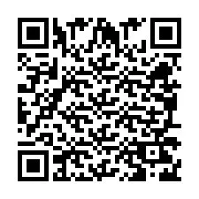 QR-code voor telefoonnummer +260972267438