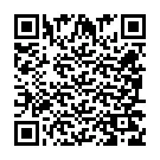 Codice QR per il numero di telefono +260972267979