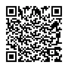 Código QR para número de telefone +260972268001