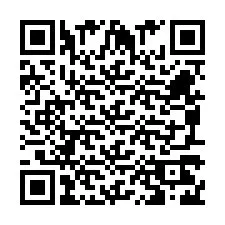 QR-code voor telefoonnummer +260972268007