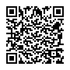 QR-code voor telefoonnummer +260972268013