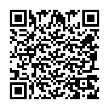 QR-code voor telefoonnummer +260972268099