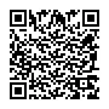 Código QR para número de teléfono +260972268149