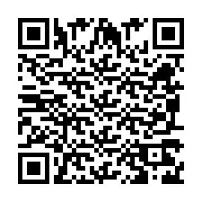 QR-code voor telefoonnummer +260972268348