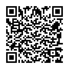 QR-code voor telefoonnummer +260972268417