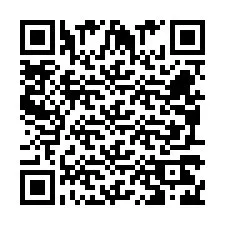 Código QR para número de teléfono +260972268537