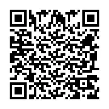 Codice QR per il numero di telefono +260972268553