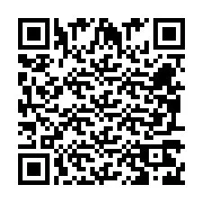 Codice QR per il numero di telefono +260972268577