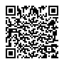 QR-code voor telefoonnummer +260972268618