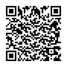 Código QR para número de telefone +260972268622