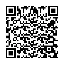 QR kód a telefonszámhoz +262262910369