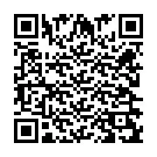 Código QR para número de telefone +262262910729