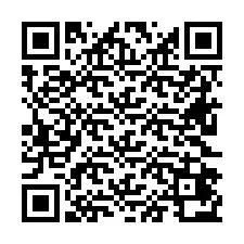 QR-code voor telefoonnummer +26622472036