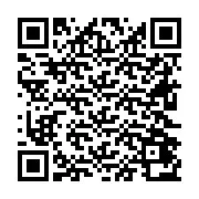 QR Code pour le numéro de téléphone +26622472374