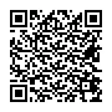 Codice QR per il numero di telefono +26622474127