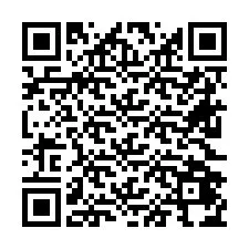 QR-code voor telefoonnummer +26622474329