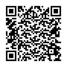 QR-код для номера телефона +26622474343