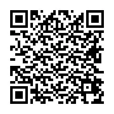 Código QR para número de teléfono +26622474466