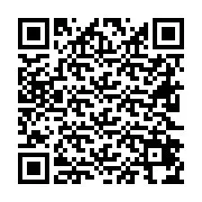 QR код за телефонен номер +26622474468