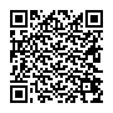 QR код за телефонен номер +26622474470