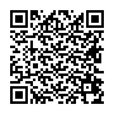 QR-code voor telefoonnummer +26622474556