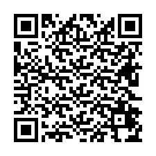 QR код за телефонен номер +26622474562