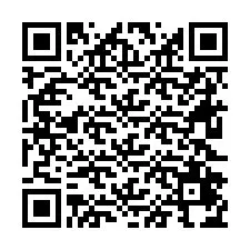 Código QR para número de teléfono +26622474570