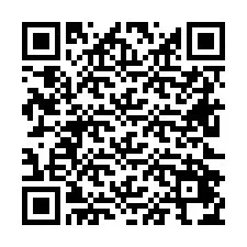 QR код за телефонен номер +26622474616