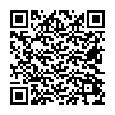 QR-code voor telefoonnummer +26622474637