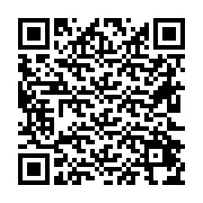 QR-Code für Telefonnummer +26622474641