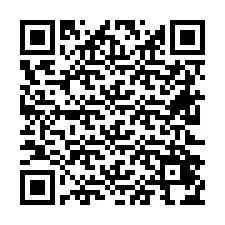 QR код за телефонен номер +26622474659