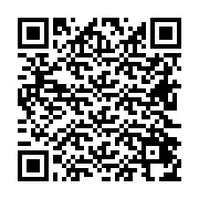 QR-код для номера телефона +26622474666