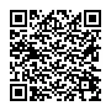 QR Code pour le numéro de téléphone +26622474681