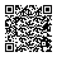 QR-код для номера телефона +26622474707