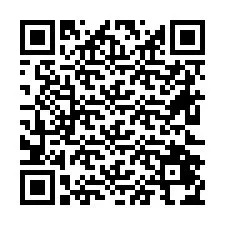 QR-code voor telefoonnummer +26622474711