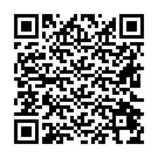 QR код за телефонен номер +26622474715