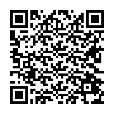 QR код за телефонен номер +26622474732