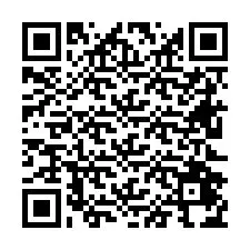 QR-code voor telefoonnummer +26622474756